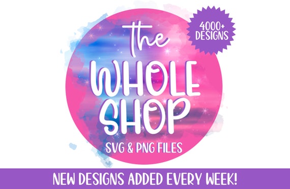 Mega SVG Bundle, Files for Cricut, PNG Clipart, Sublimation, Printable Stickers, 4000+ Designs