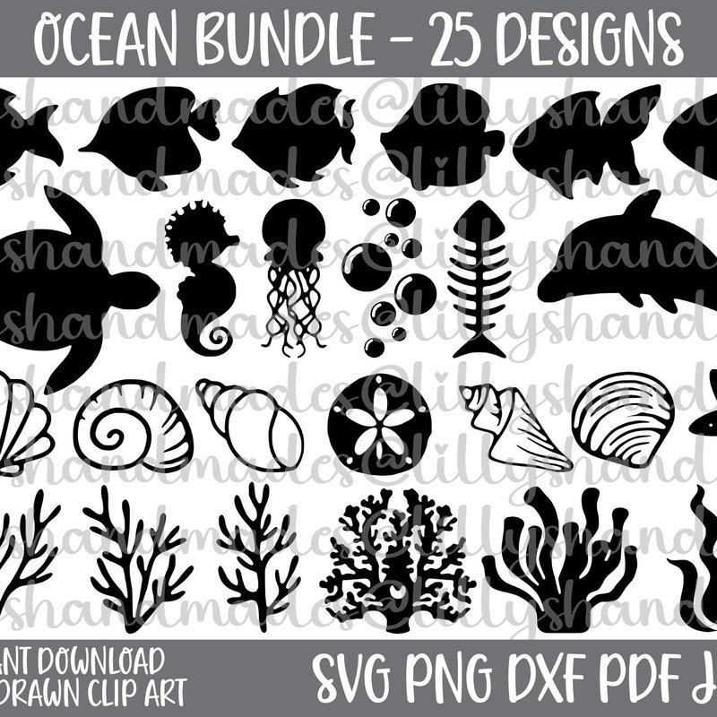 Ocean Svg Files - Etsy