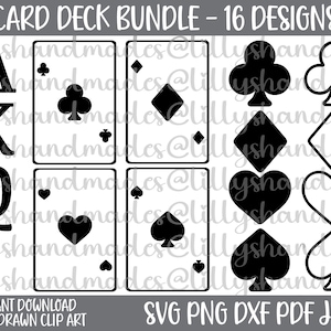 Speelkaarten Svg, Casino Svg, Poker Svg, Queen of Hearts Svg, speelkaarten Png, King of Spades Svg, speelkaarten Cricut, Card Suits Svg