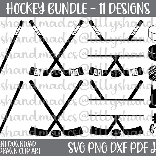 Hockey Stick Svg, Hockey Svg, Hockey Mom Svg, Hockey Dad Svg, Hockey Clipart, Hockey Puck Svg, Ice Hockey Svg, Hockey Skate Svg