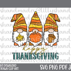 Thanksgiving Gnome Svg, Thanksgiving Day Svg, Turkey Day Svg, Thanksgiving Png, Happy Thanksgiving Svg, Thanksgiving Clipart