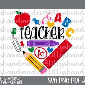 Teacher Svg, Teacher Heart Svg, Teacher Heart Png, Teacher Png, Kindergarten Teacher Svg, Teacher Tumbler Svg. Preschool Teacher Svg