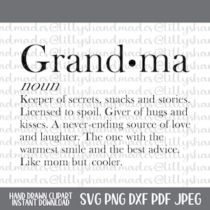 Beste Oma SVG, Oma Leben svg, Oma Shirts svg, Oma Shirt svg, gesegnete Oma svg, Oma Definition svg, Großmutter svg