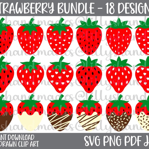 Strawberry Svg, Strawberry Png, Strawberry Clipart, Strawberry Vector, Strawberries Svg, Strawberries Png, Strawberries Clipart