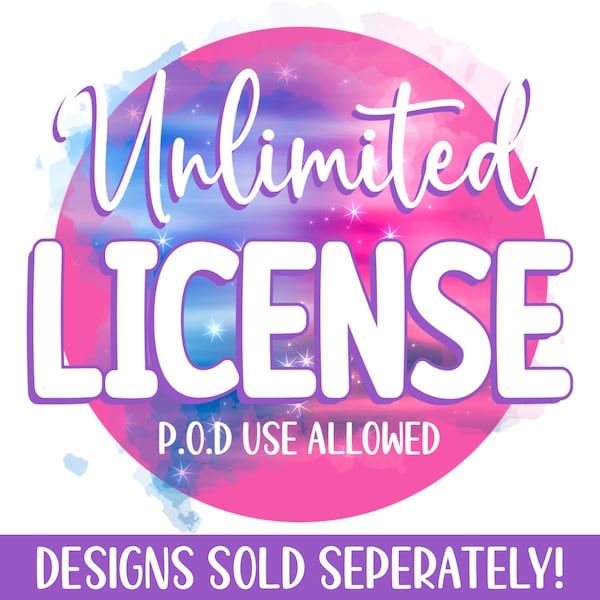 Commercial License for ALL Designs, Commercial Use SVG PNG, Unlimited License, Extended Use License, Extended License