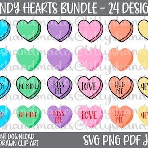 Candy Hearts Svg, Candy Hearts Clipart, Candy Hearts Png, Heart Candy Svg, Candy Heart Svg, Candy Heart Clipart, Candy Heart Png