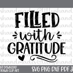 Gevuld met dankbaarheid Svg, wees dankbaar Svg, dankbaar Svg, gezegend Svg, dank Svg, positiviteit Svg, dankbaarheid Png, dankbaar hart Svg