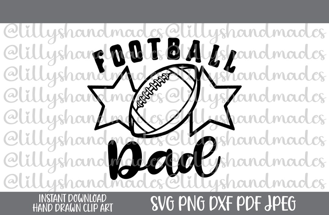 Football Dad Svg, Football Dad Png, Football Svg, Football Png