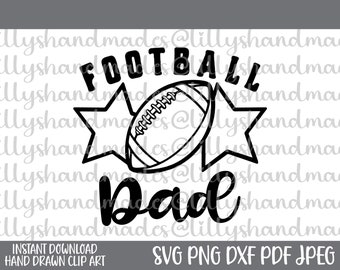 Football Dad SVG PNG