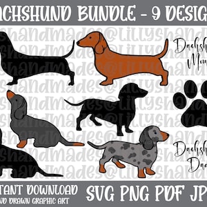 Dackel-Svg-Bundle, Dackel-Clipart, Dackel-Png, Weiner-Hund-Svg, Weiner-Hund-Png, Dackel-Mama-Svg, Dackel-Vektor