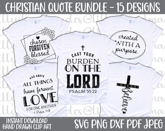 Scripture Svg Bundle, Christian Quotes Svg, Walk by Faith Svg Faith Hope Love Svg, Christian Svg Bundle Faith Cross Svg, Faith Over Fear Svg