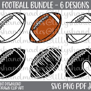 Football Svg Bundle, Football Heart Svg, Love Football Svg, Football Monogram Svg, Football Mom Svg, Football Clipart, Football Png