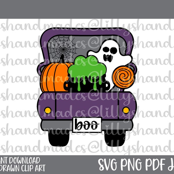 Halloween Truck Svg Halloween Truck Png Trick Or Treat Svg, Kids Halloween Svg, Happy Halloween Svg Happy Halloween Png, Halloween Shirt Svg