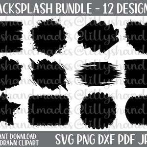 Splatter Svg, Brush Strokes Svg Paint Brush Svg, Splatter Background Keychain Svg, Overlay Background Backsplash, Grunge Svg, Distressed Svg