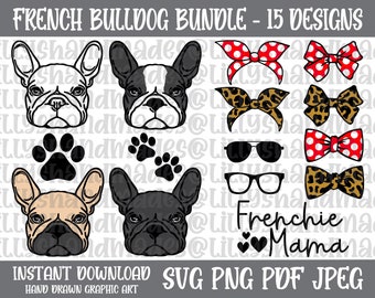 Bulldog bundle svg,bulldog clipart,bulldog vector,bulldog silhouette,french bulldog svg,english bulldog svg,bulldog football svg