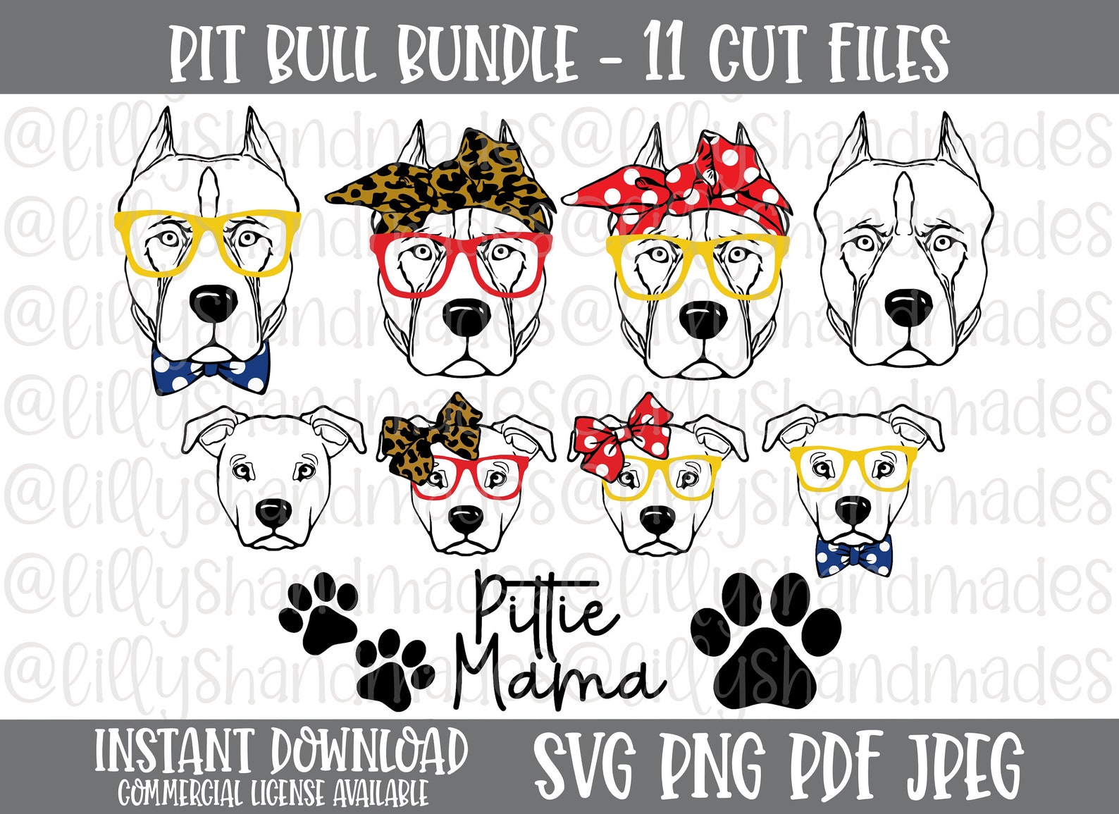 Free Free Pittie Mom Svg 9 SVG PNG EPS DXF File