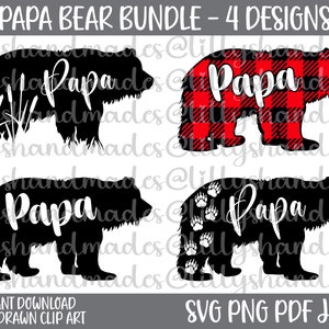 Papa ours Svg, papa ours png, Svg fête des pères, papa Svg, papa Svg, grand-papa Svg, papa vie Svg, meilleur papa de tous les temps Svg, papa png, fête des pères png