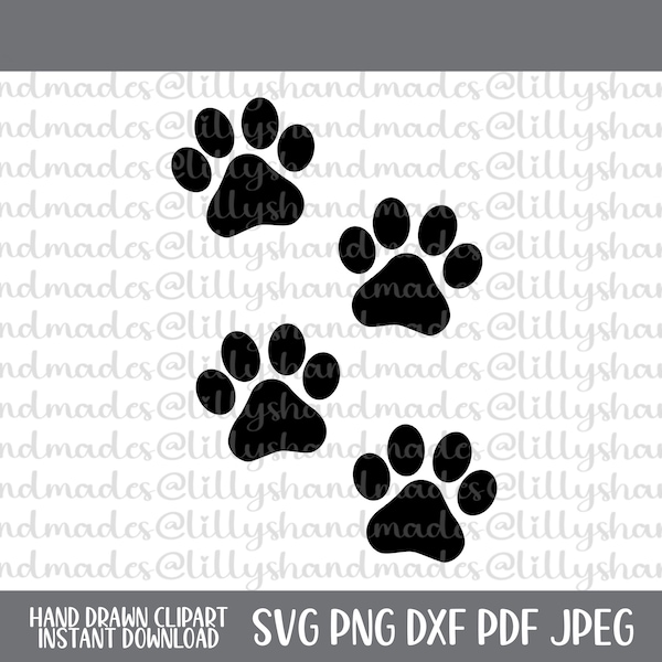 Dog Paw Print Svg, Paw Prints Svg, Cat Dog Svg, Fur Mom Svg, Cat Paw Svg, Dog Paw Svg, Cat Paw Png, Dog Paw Png, Dog Paws Svg, Cat Paws Svg