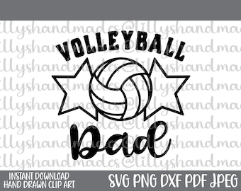 Volleyball Dad Svg, Volleyball Dad Png, Volleyball Svg, Volleyball Png, Volleyball Dad Shirt, Volleyball Stars Svg, Volleyball Life Svg