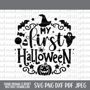 Mein 1. Halloween-Svg, mein erstes Halloween-Svg, mein 1. Halloween-Png, mein 1. Halloween-Svg, Baby-Halloween-Svg, Halloween-Baby-Svg
