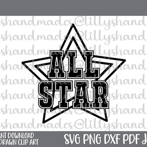 All Stars Svg - Etsy