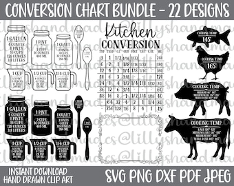 Kitchen Conversion Chart Svg, Kitchen Chart Svg, Kitchen Measurements Svg, Kitchen Svg, Kitchen Png, Kitchen Cheat Sheet Svg, Cooking Svg