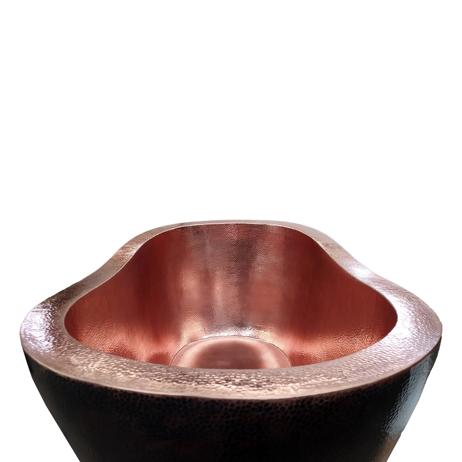 60 Copper Japanese Soaking Tub Double Wall Bathtub Etsy