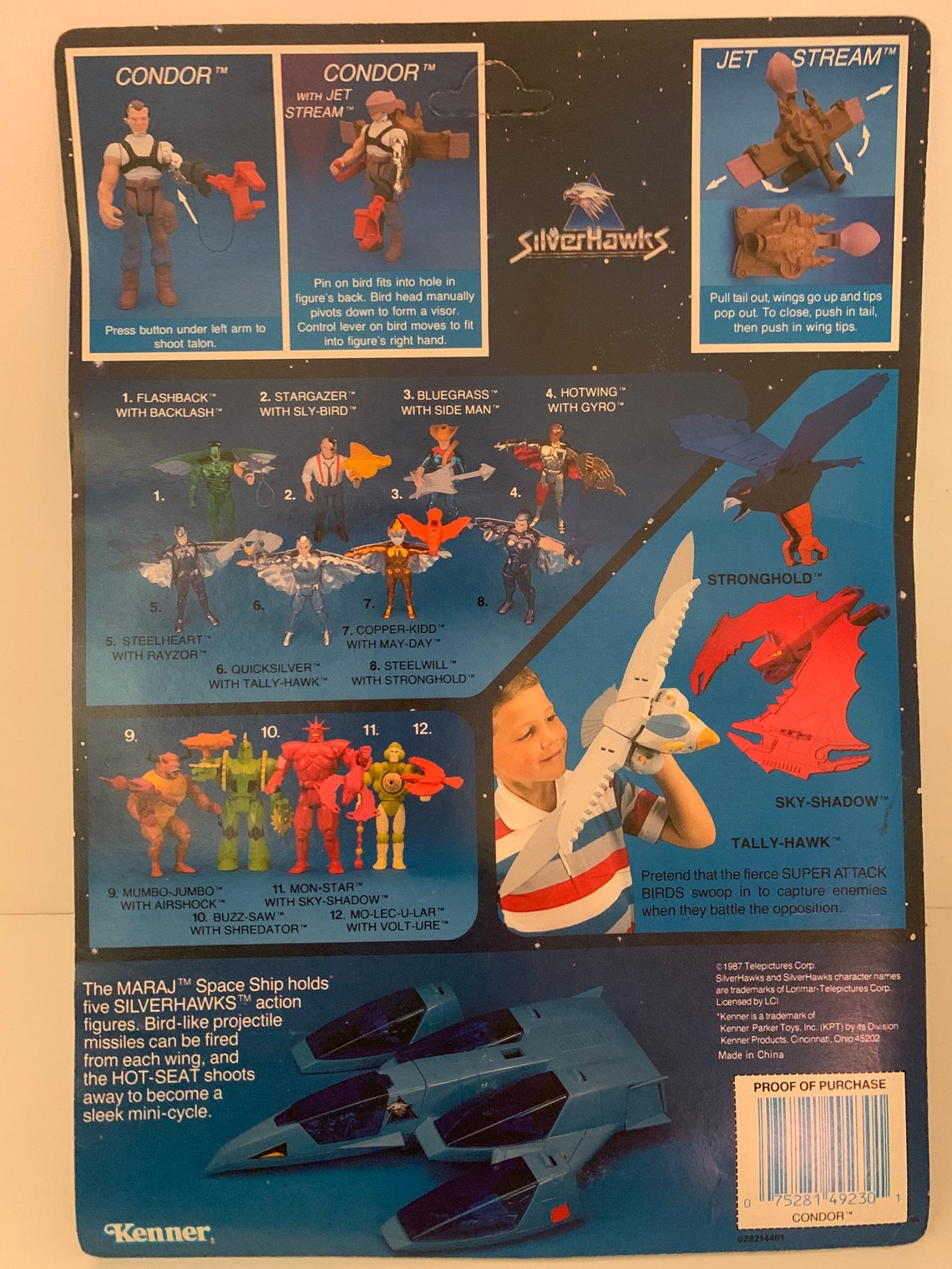 Silverhawks Action Figure Toy Kenner 1987 Condor Jet Stream. Etsy UK