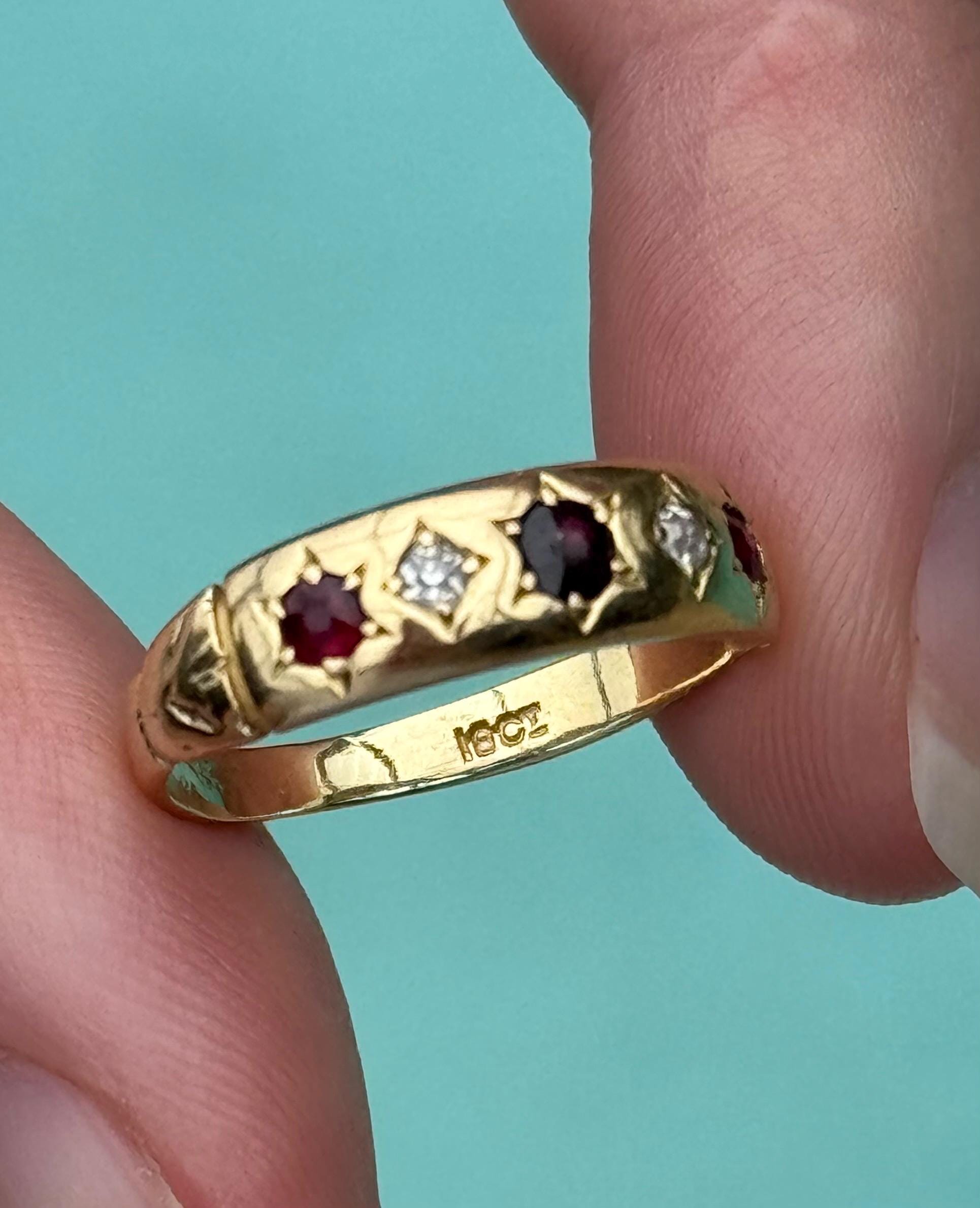 18k Gypsy Ring - Etsy