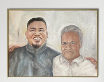 Oil painting portrait custom handpainted person portrait