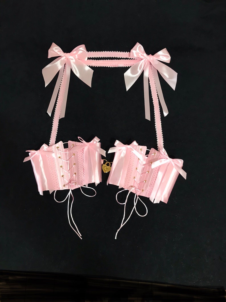 SISSY SATIN THIGH Bands by the luxury brand Yes Mistress