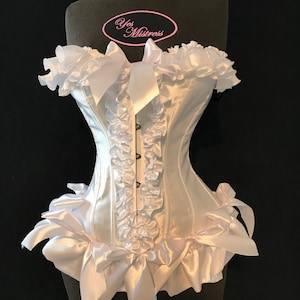 SISSY SATIN CORSET Sissy Bride corset by the luxury brand Yes Mistress