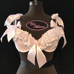 Biustonosz SISSY SATIN - z kolekcji Sissy Bride luksusowej marki Yes Mistress