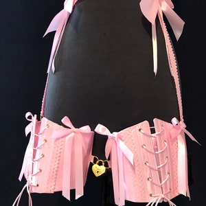 SISSY SATIN THIGH Bands by the luxury brand Yes Mistress