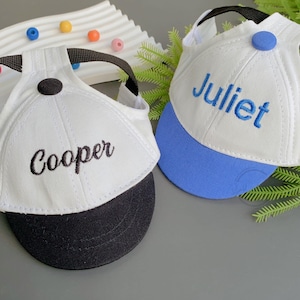 Personalized Dog Sun Caps, Custom Name Summer Hat for Dogs, Adjustable Pets Baseball Cap, Dog Accessories, Dog Gifts,Gift for Cat/Dog Lovers