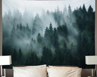 Lahashoker Misty Forest Tapestry Wall Hanging Forest Tree Tapestry Fantastic Fog Magical Trees Tapestry Nature Landscape Tapestry Bohemian Plant Wall Tapestry for Bedroom Living Room Dorm Lahashoker Misty Forest Tapestry Wall Hanging Forest Tree Tapestry Fantastic Fog Magical Trees Tapestry Nature Landscape Tapestry Bohemian Plant Wall Tapestry for Bedroom Living Room Dorm