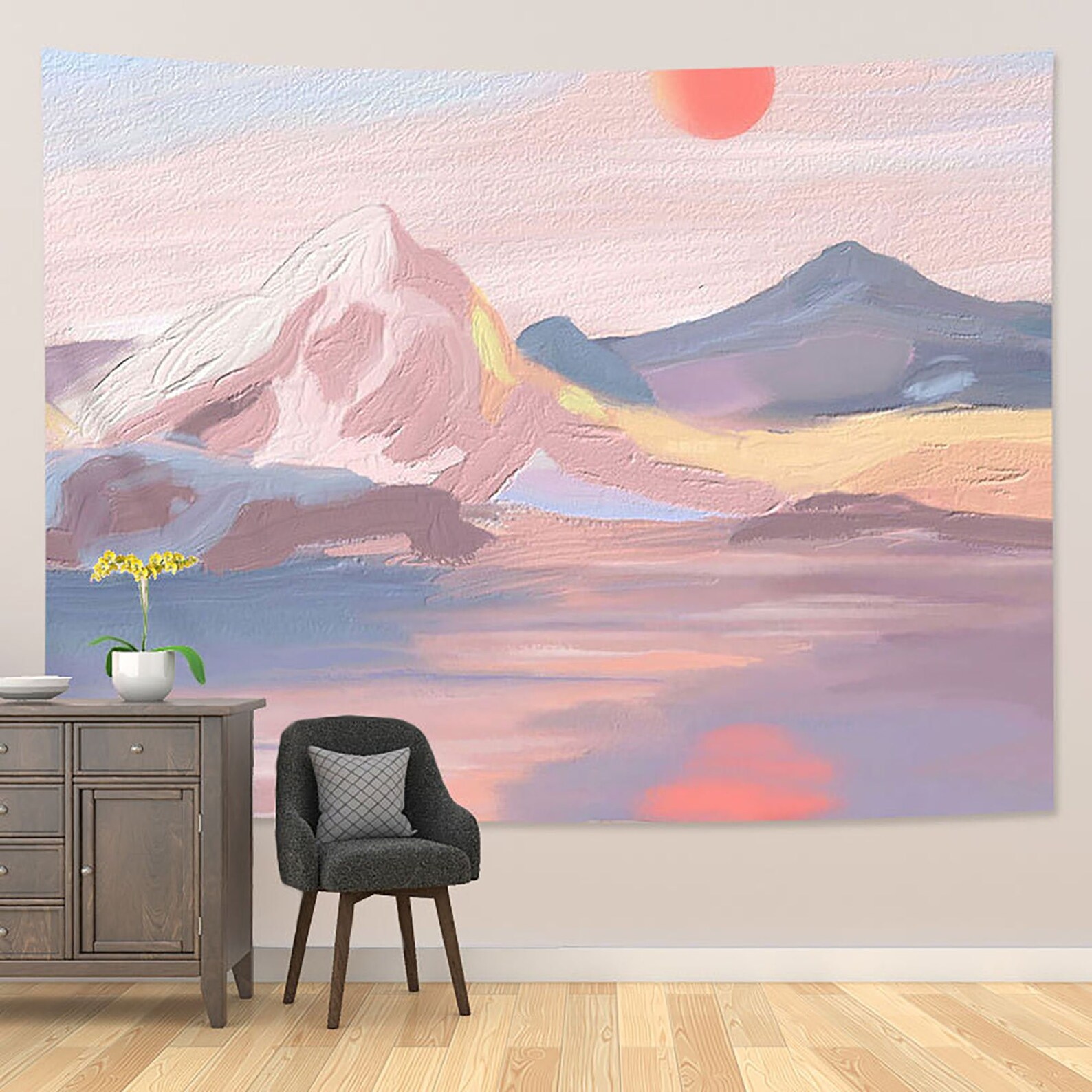 Art Pattern Tapestry/Landscape Tapestry/Wall Hanging/ Etsy