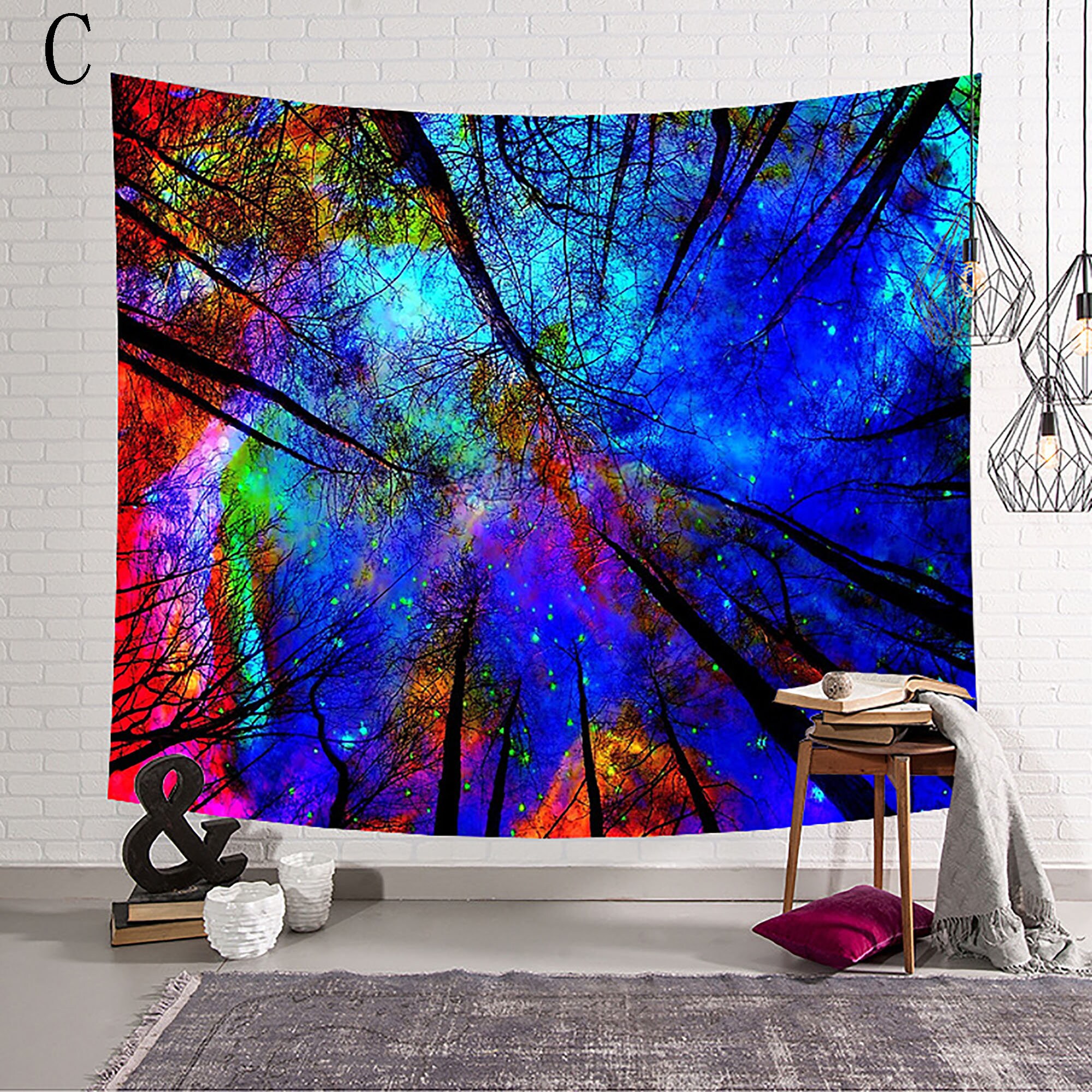 Nature Forest Wall HangingThick Tree Wall Tapestry Large 3D Etsy