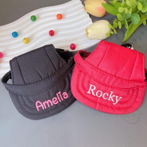 Custom Name Dog Caps, Embroidered Pet Baseball Cap, Personalized Dog Hat with Ear Holes, Adjustable Sun Hat for Cats Dogs, Gifts for Pet Mom