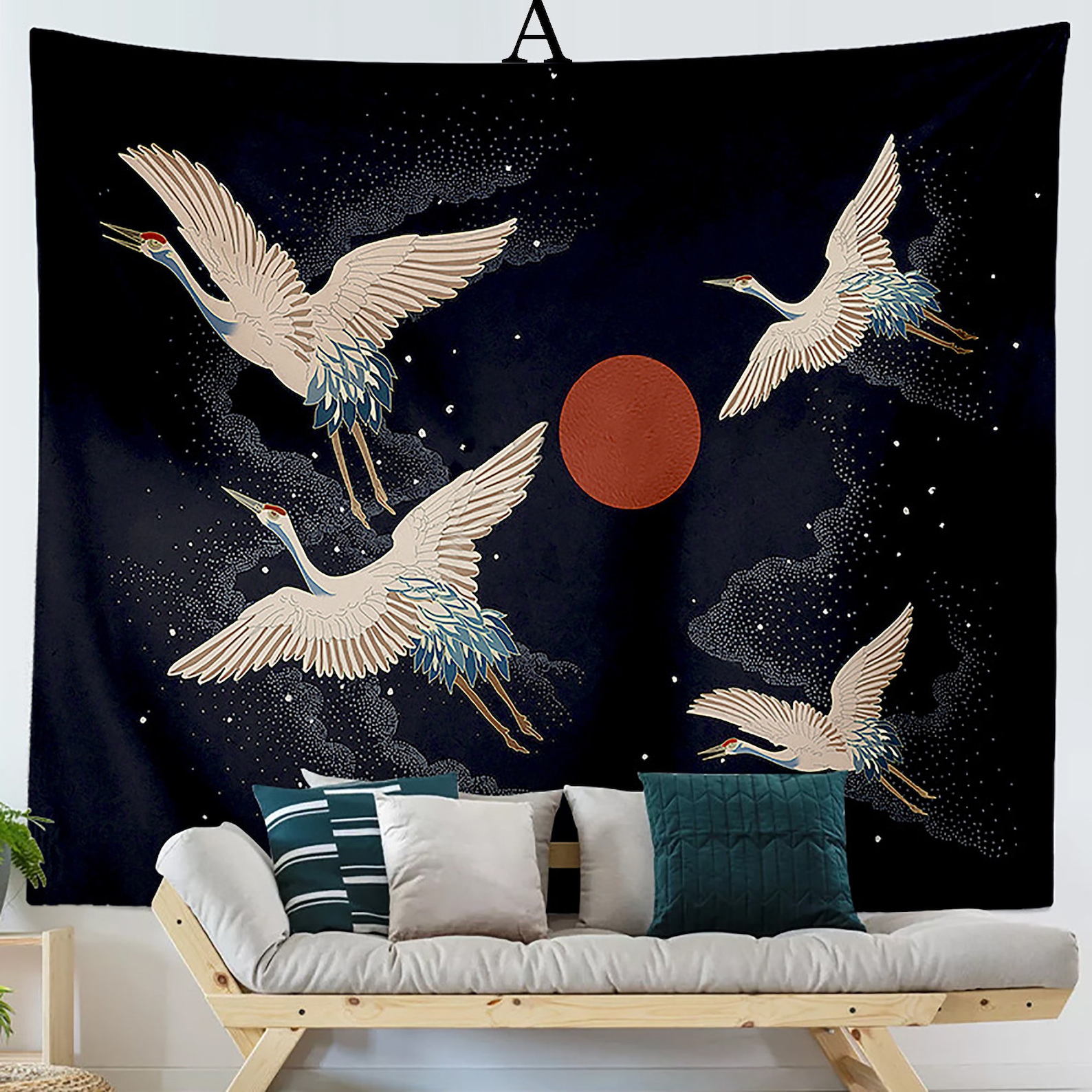 Japanese ArtTapestryWatercolor TapestryModern TapestryWall Etsy