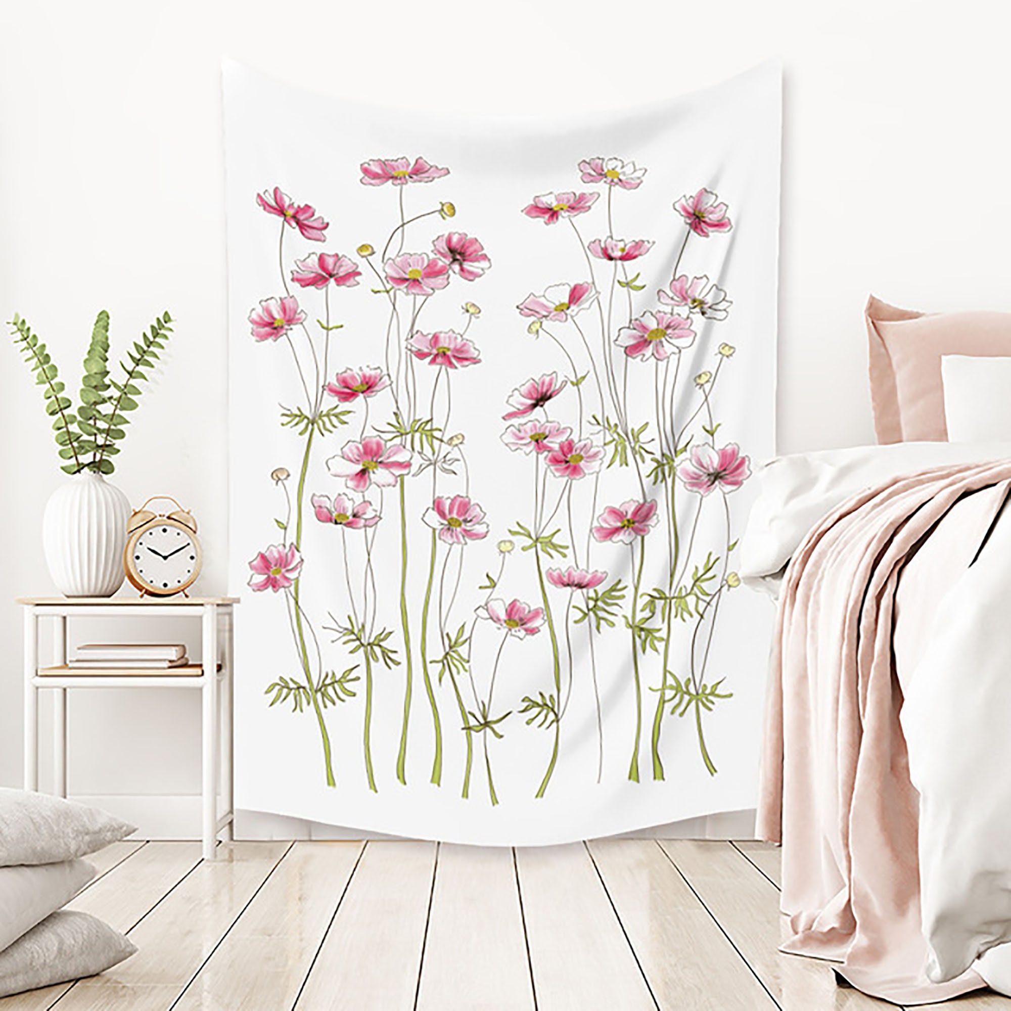 Flower tapestryWall TapestryFlower Pattern TapestryLarge Etsy