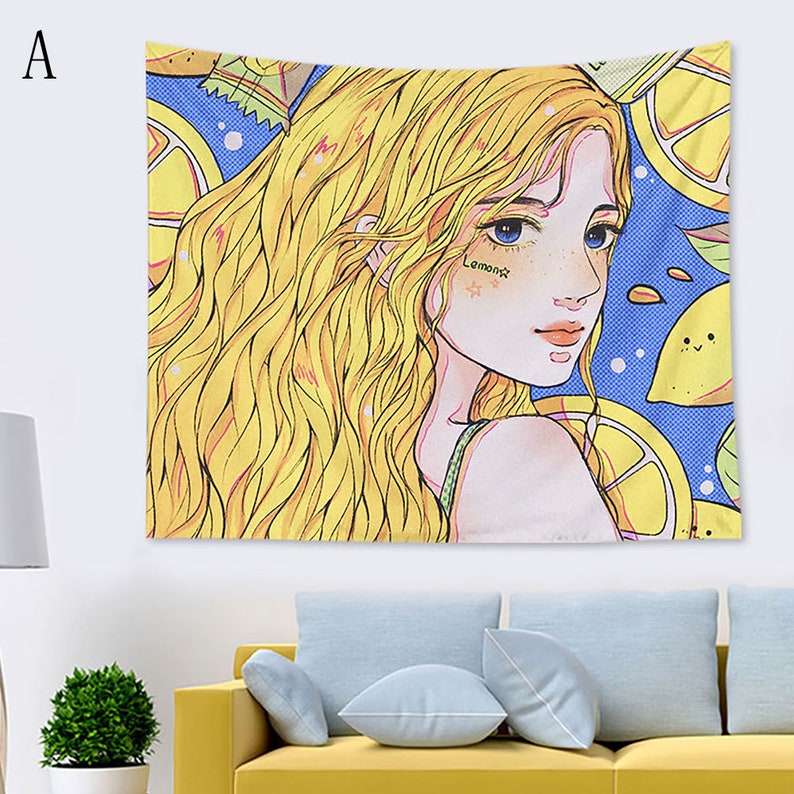 Sweet Girl Tapestry Dorm Decor TapestryBedroom Wall Hanger Etsy