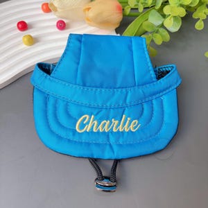 Custom Embroidered Dog Hat with Name, Adjustable Pet Hat with Ear Holes, Personalized Name Sun Cap for Small and Medium Dogs Cats,Gifts Idea