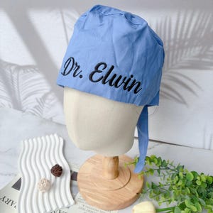 Personalized Surgery Scrub Cap, Custom Surgical cap with Name, Monogram Medical Scrubs Caps, Surgical Cap For Nurses Doctors, Doctor Gifts