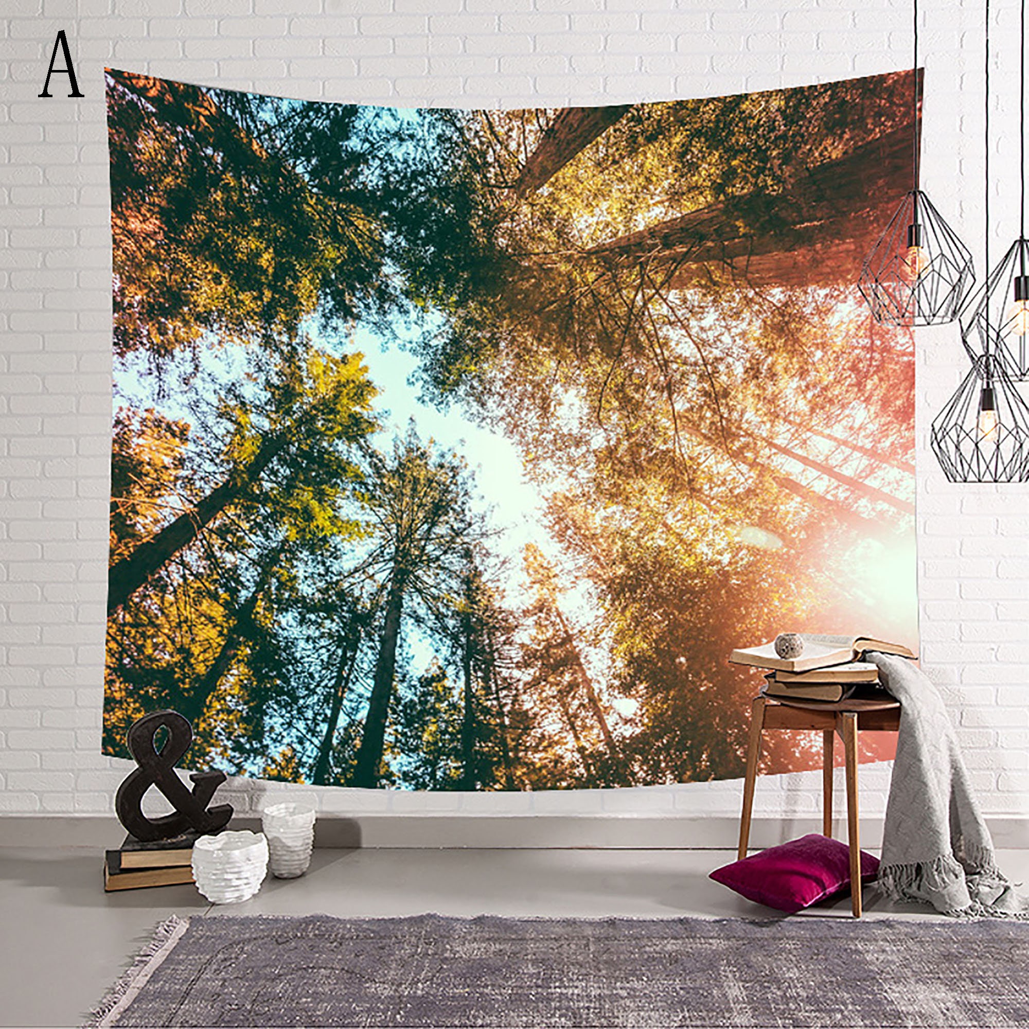 Nature Forest Wall HangingThick Tree Wall Tapestry Large 3D Etsy