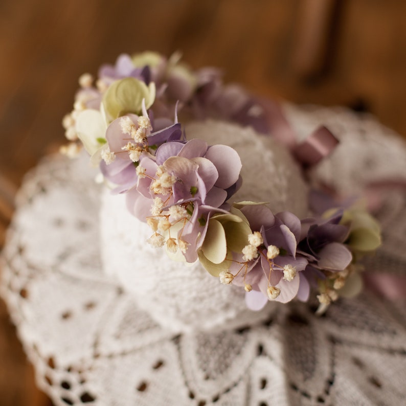 Pink Flower Crown Flower Girl Crown Newborn Crown Flower Crown Halo Baby Flower Crown Floral Halo Bridal Halo Flower Crown