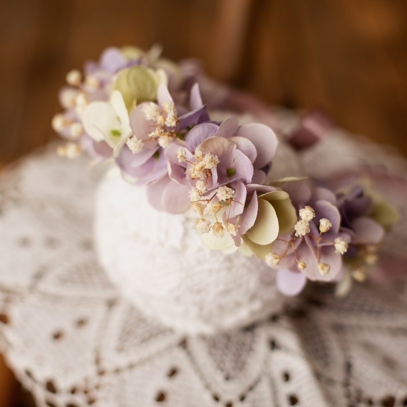 Pink Flower Crown Flower Girl Crown Newborn Crown Flower Crown Halo Baby Flower Crown Floral Halo Bridal Halo Flower Crown
