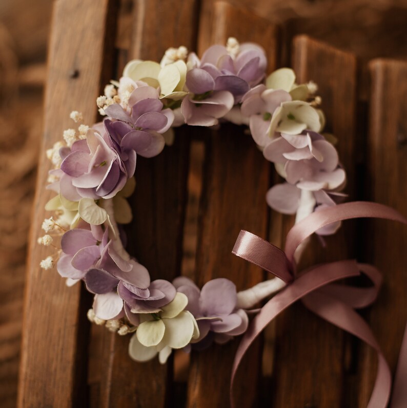 Pink Flower Crown Flower Girl Crown Newborn Crown Flower Crown Halo Baby Flower Crown Floral Halo Bridal Halo Flower Crown