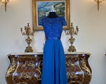 Meier Collection mother of bride embroidery evening party dress