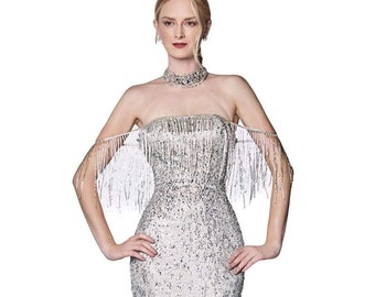 Women,formal all over rhinestone lace special Occasion prom dress